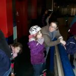 Kinderchor Herz-Jesu fährt zur Eissporthalle, Wesel