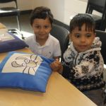 Kissen für Flüchtlingskinder