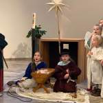 Kinder- u. Jugendchor Herz-Jesu versetzte die Bewohner in die Zeit Jesu Geburt