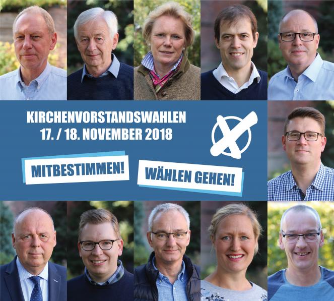 Kandidaten zur Kirchenvorstandswahl 2018 in Liebfrauen Bocholt